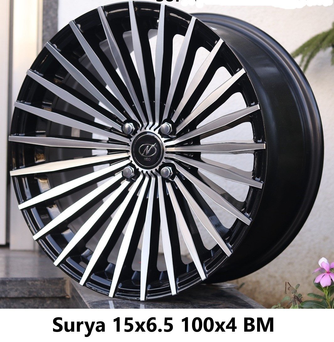 Neo Wheels Designer 15" Alloy Wheels Ludhiana Shagun Tyre