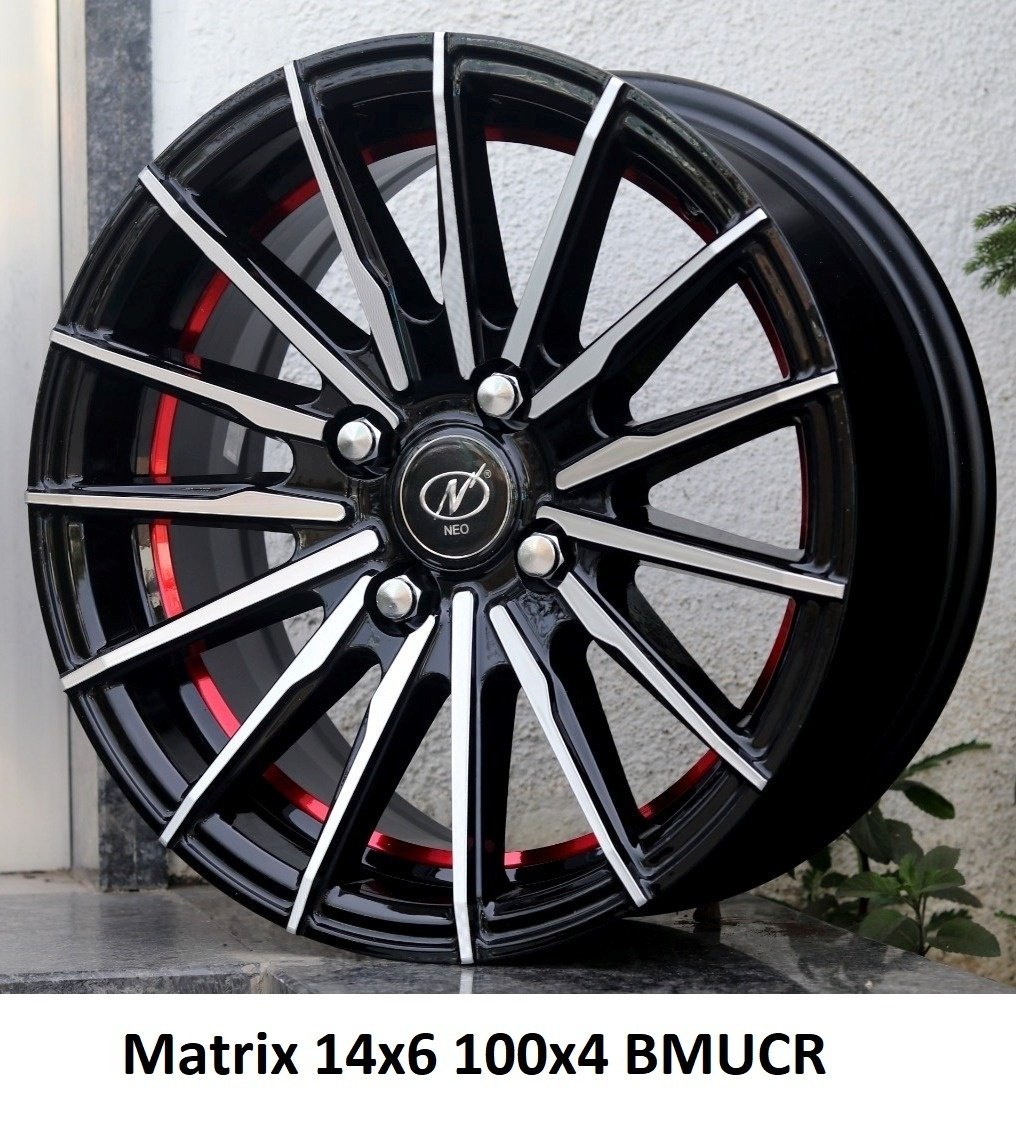 Neo Wheels MATRIX 14" Alloy Wheels Ludhiana Shagun Tyre