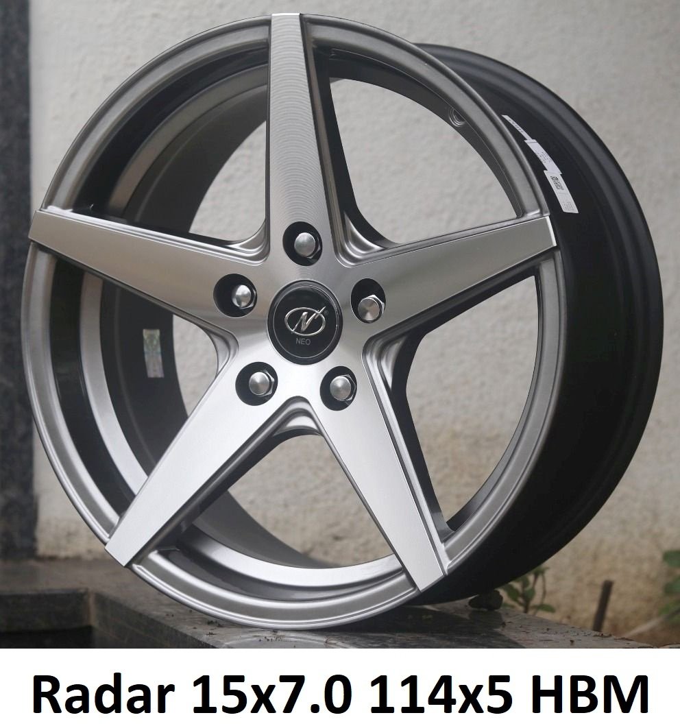 Neo Wheels Radar 15" Alloy Wheels Ludhiana Shagun Tyre