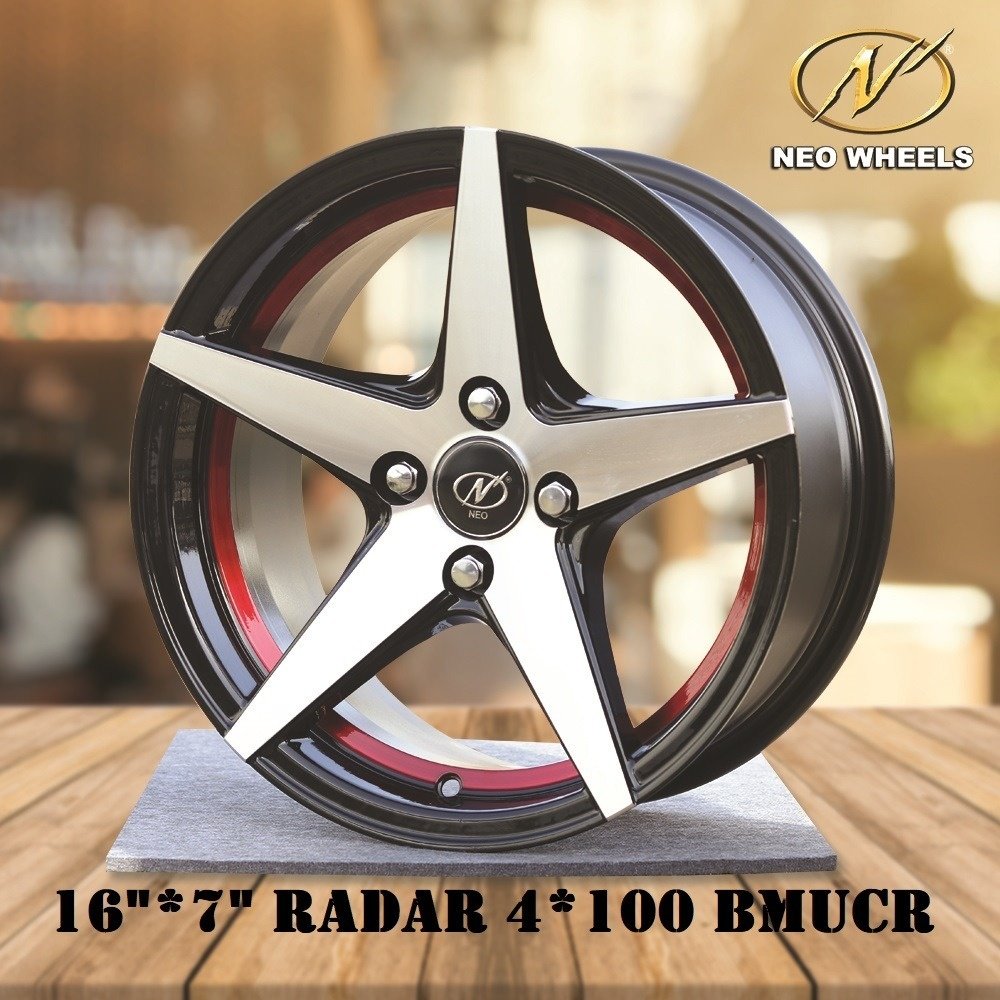 Neo Wheels Radar 16" Alloy Wheels Ludhiana Shagun Tyre