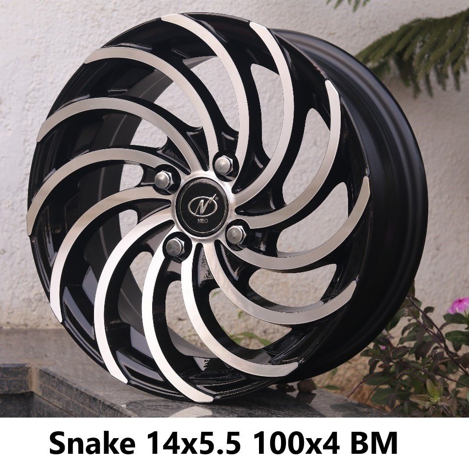 Neo Wheels Snake 14" Alloy Wheels Ludhiana Shagun Tyre