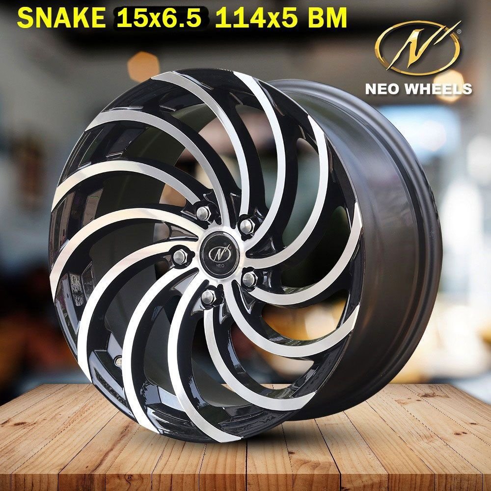 Neo Wheels Snake 15" Alloy Wheels Ludhiana Shagun Tyre