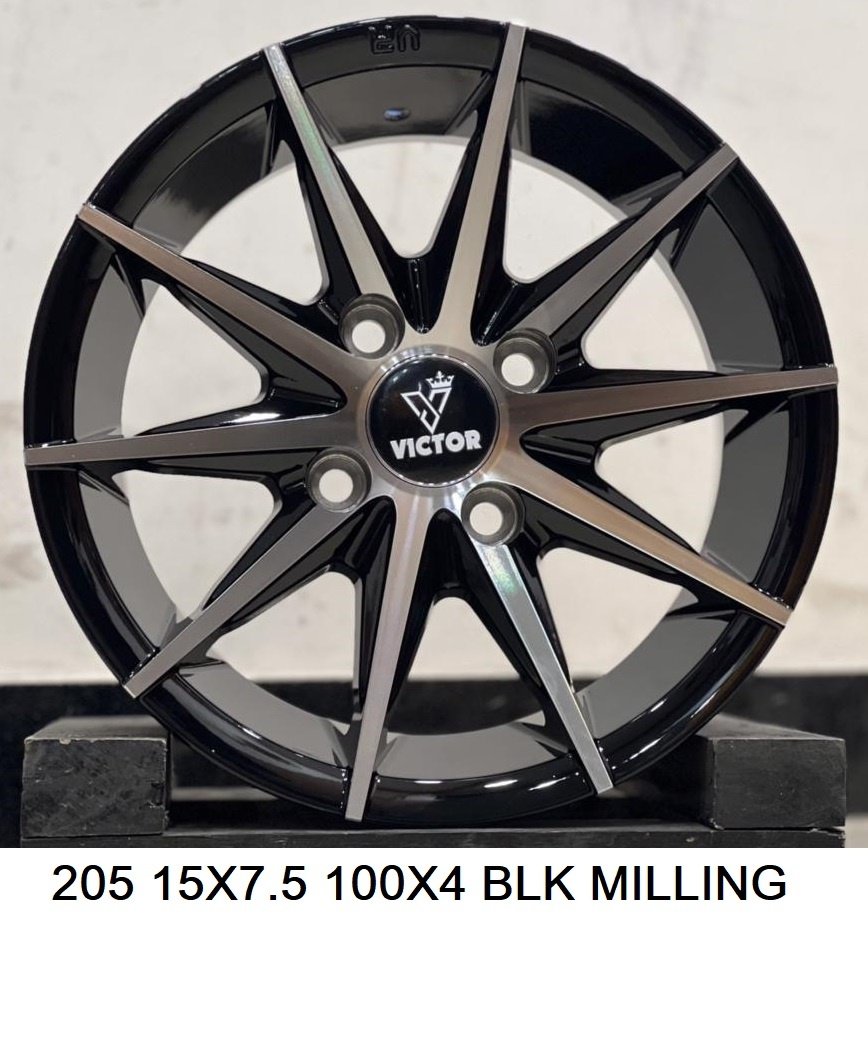 Victor Wheels Designer 15" Alloy Wheels Ludhiana Shagun Tyre
