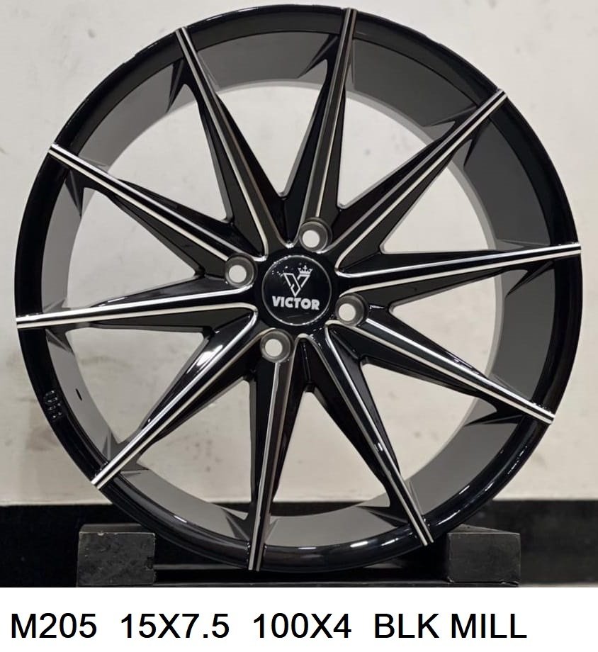 Victor Wheels M205 15" Alloy Wheels Ludhiana Shagun Tyre