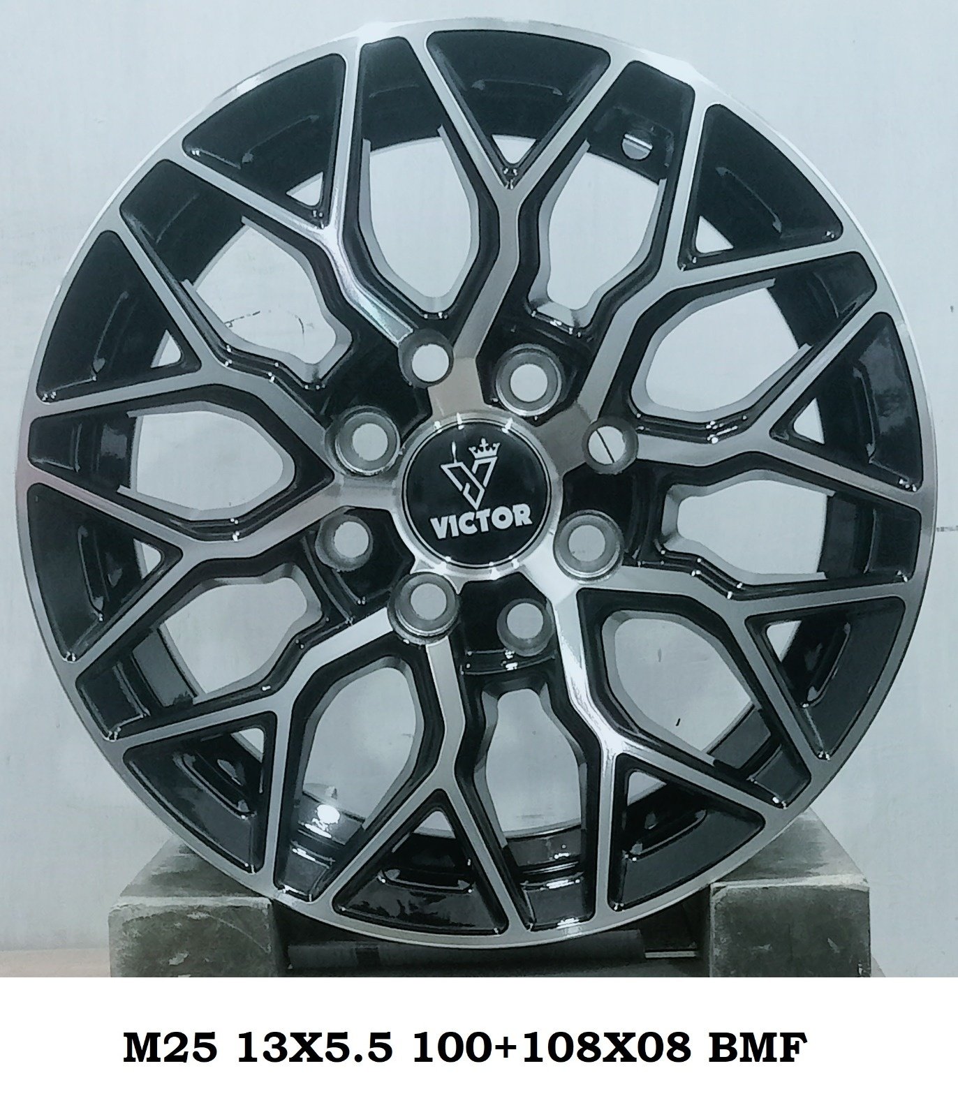Victor Wheels M25 13" Alloy Wheels Ludhiana Shagun Tyre