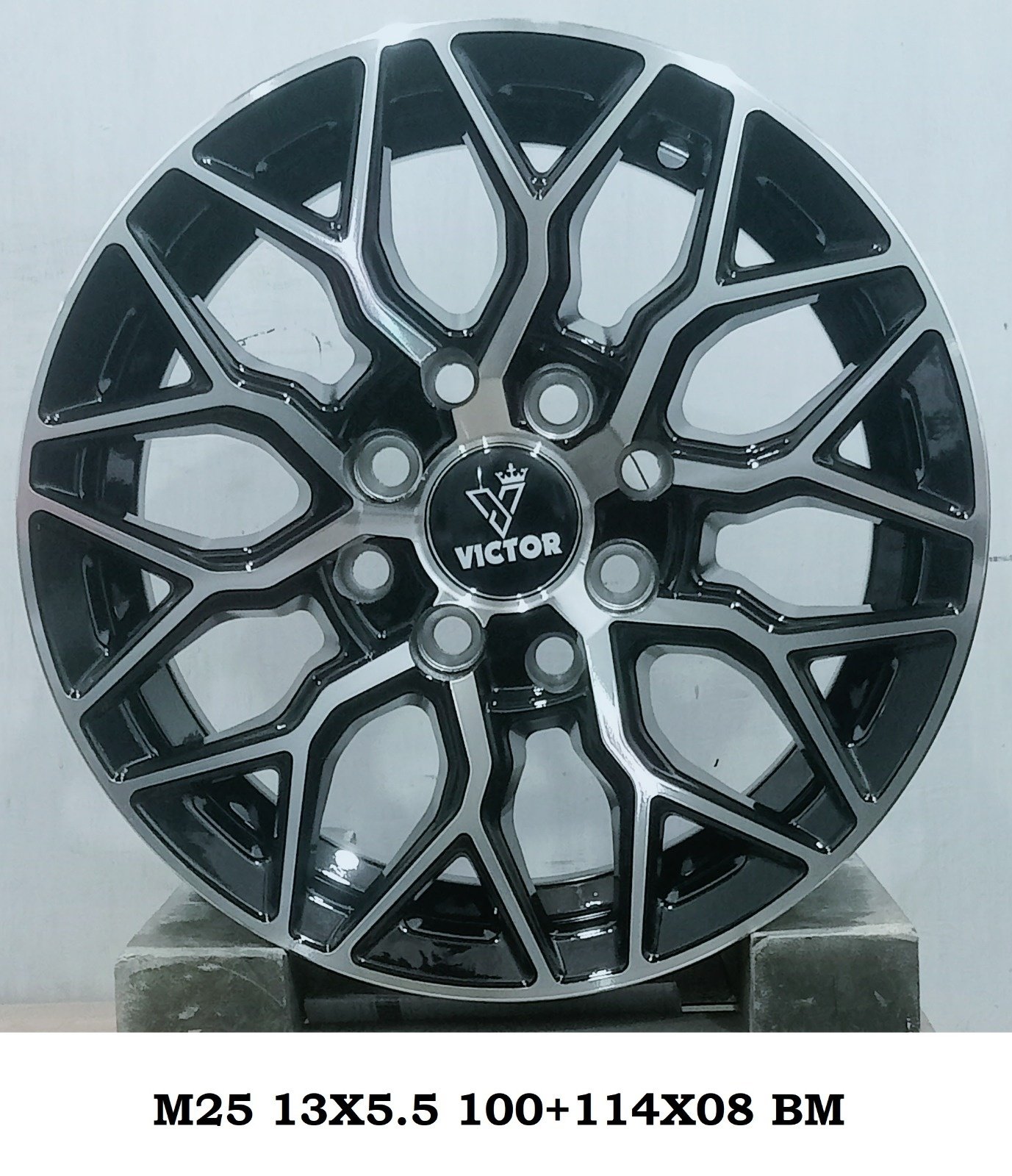 Victor Wheels M25 13" Alloy Wheels Ludhiana Shagun Tyre
