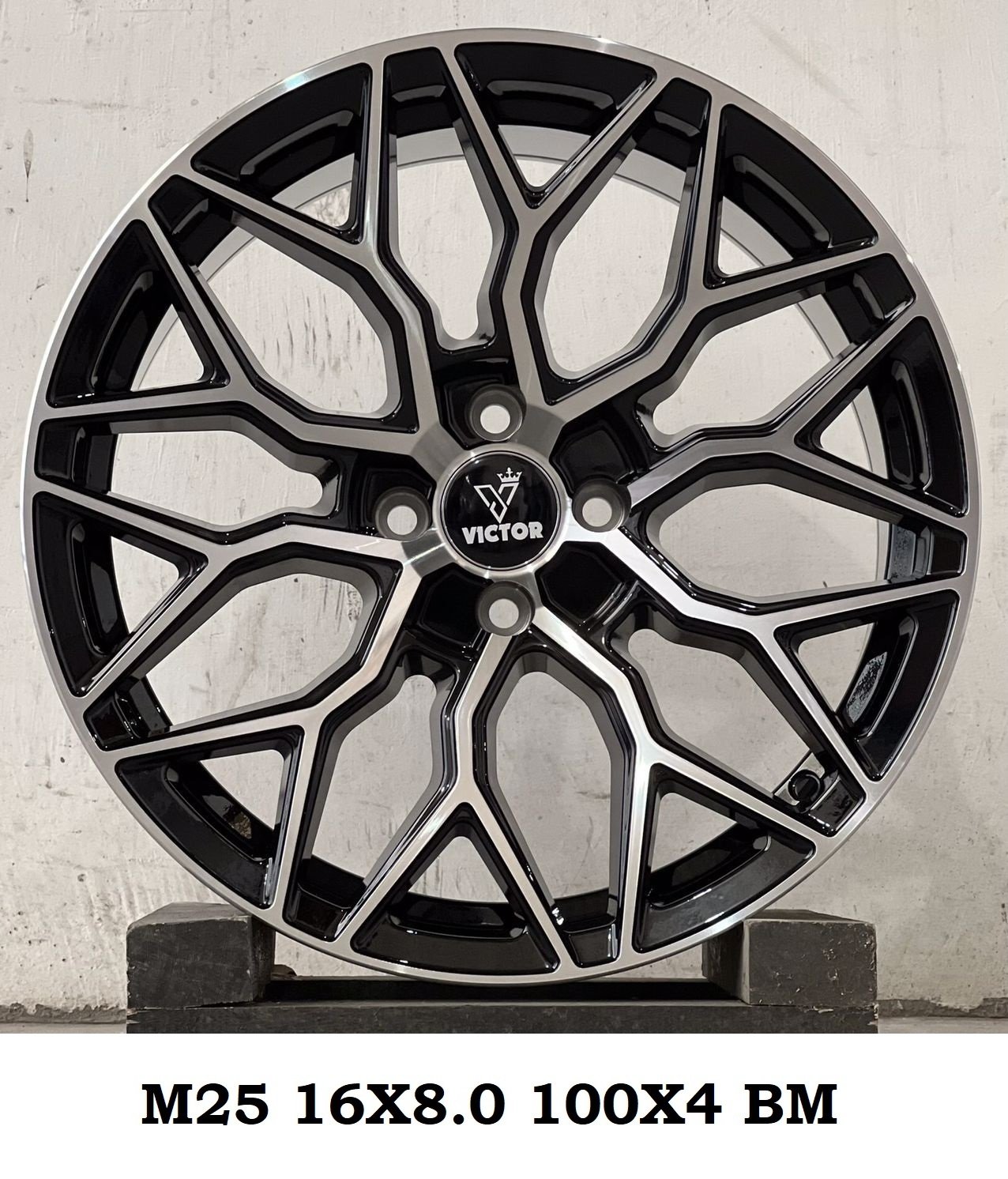 Victor Wheels M25 16" Alloy Wheels Ludhiana Shagun Tyre