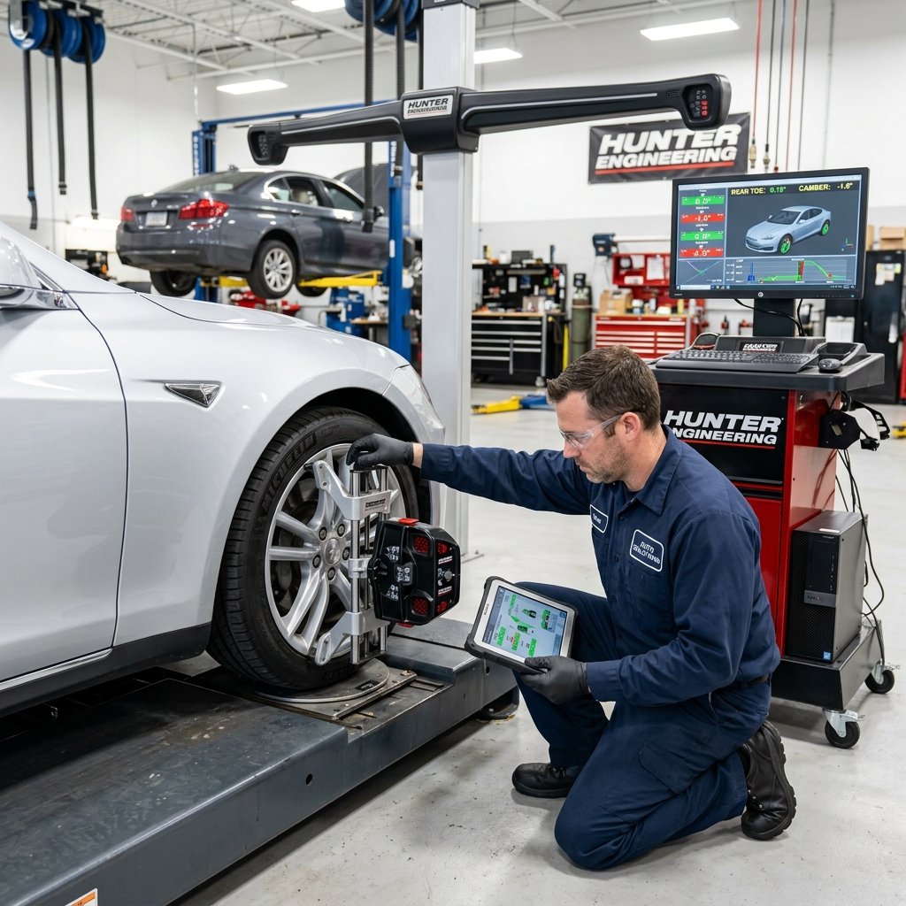 Computerized 3D Wheel Alignment Machine Shagun Tyre