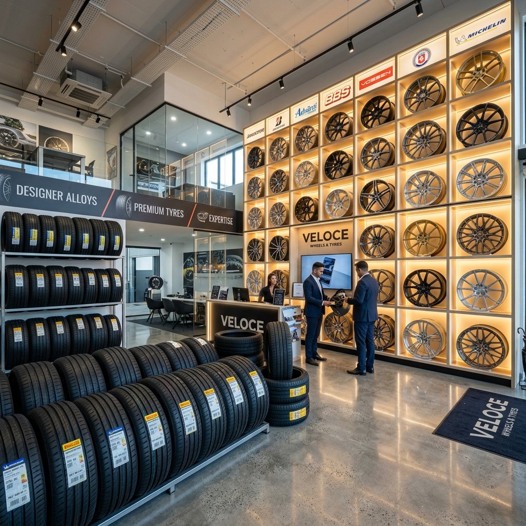 Alloy Wheels and Tyre Showroom Shagun Tyre
