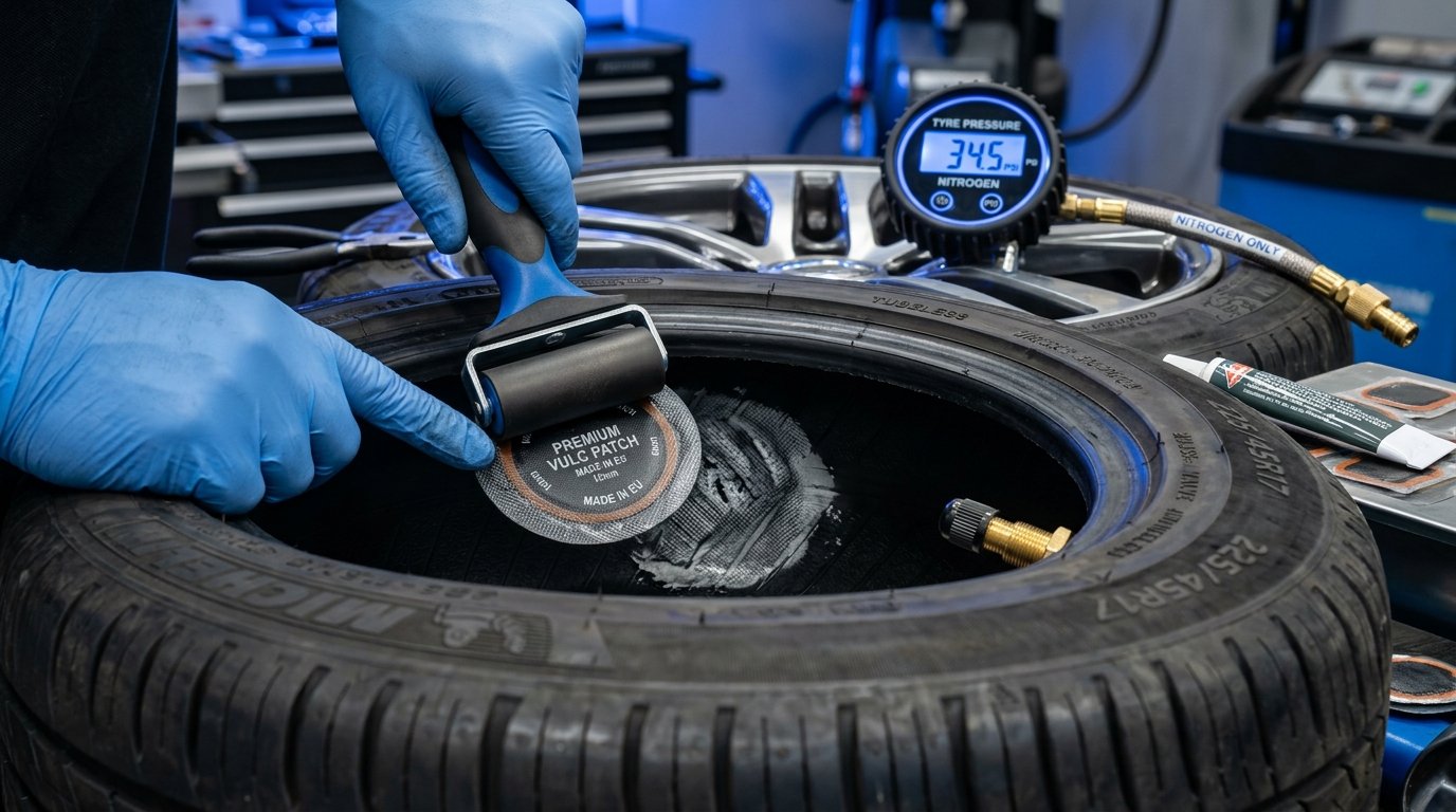 Tubeless Tyre Puncture Vulcanizing and Brass Valves Shagun Tyre