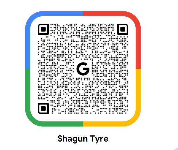 Official Google Review QR Code - Shagun Tyre Ludhiana